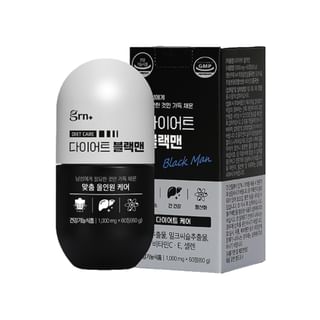 grn+ - Diet Black Man, 1000mg x 60 tablets, 129 g, 8809653323045