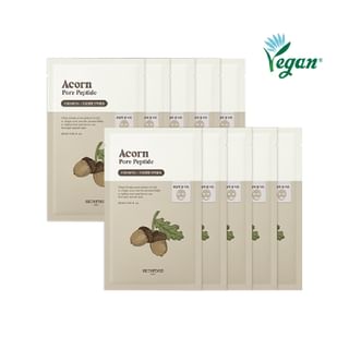 SKINFOOD - Acorn Pore Peptide Mask Set, 24ml x 10 sheets, 600 g, 8809032674959