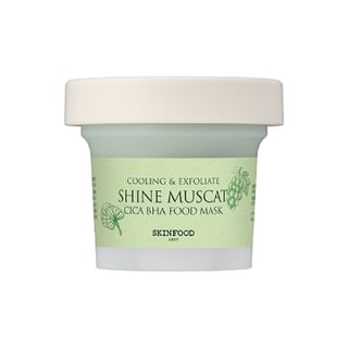 SKINFOOD - Shine Muscat Cica BHA Food Mask, 120g, 176 g, 8809032675673