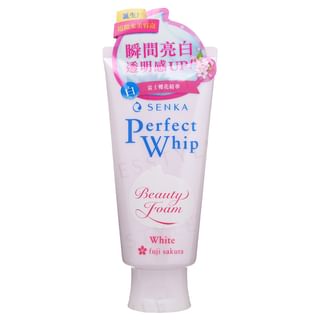 Shiseido - Senka Perfect Whip White Fuji Sakura Beauty Face Foam, 100g, 125 g, 4550516705907