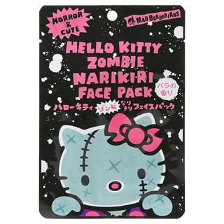 ASUNAROSYA - Sanrio Hello Kitty x Zombie Narikiri Face Pack, 1 pc, 28 g, 4991567258903