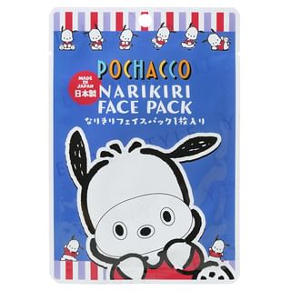 ASUNAROSYA - Sanrio Pochacco Narikiri Face Pack, 1 pc, 28 g, 4991567273272