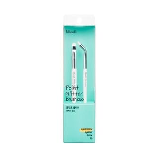 fillimilli - Point Glitter Brush Duo Set, 2 pcs, 100 g, 8809865770217
