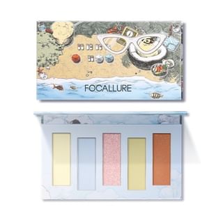FOCALLURE - Traveller Eyeshadow Collection - Sanya, #03 Sanya Shopaholic - 7g, 100 g, 6974908115347
