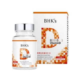 BHK’s - Vitamin D3 Softgel, 120 softgels, 280 g, 4713051525816