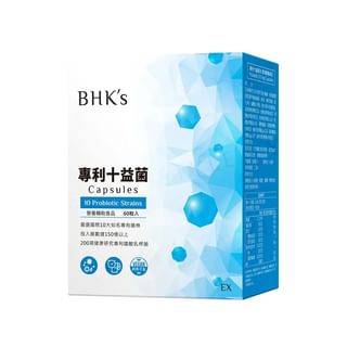 BHK’s - 10 Probiotic Strains EX Veg Capsule, 60 capsules, 280 g, 4713051526226