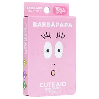 Santan - Barbapapa Cute Aid Bandages, 18 pcs, 17 g, 4525636324000