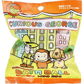 MANABURO - Curious George Bath Ball, 1 pc - Random Style, 76 g, 4535304721093