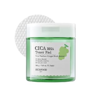 SKINFOOD - Shine Muscat Cica BHA Toner Pad, 70 pads, 420 g, 8809032675932
