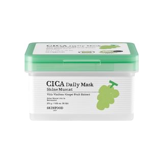 SKINFOOD - Shine Muscat Cica Daily Mask, 30 sheets, 540 g, 8809032675949
