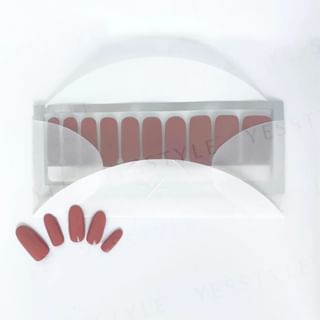 NAIL n THINGS - N10 - Coffee Milk Self-Adhesive Nail Polish Wraps, 1 set, 20 g, 38326174