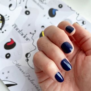 NAIL n THINGS - N24 - Dark Knight Self-Adhesive Nail Polish Wraps, 1 set, 20 g, 23830370
