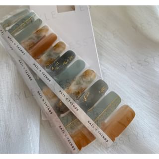 NAIL n THINGS - ND10 Saturn Planet Self-Adhesive Design Nail Polish Wraps, 1 set, 20 g, 82433672