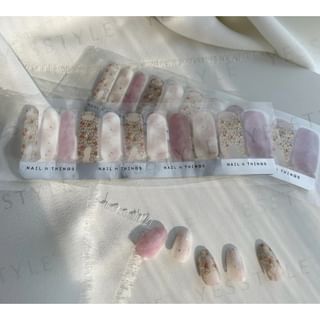 NAIL n THINGS - ND16 Embroidery Fantasy Self-Adhesive Design Nail Polish Wraps, 1 set, 20 g, 69311708