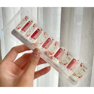 NAIL n THINGS - ND01 Lucky Fish Self-Adhesive Design Nail Polish Wraps, 1 set, 20 g, 99583949