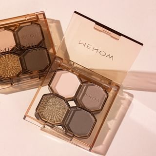 MENOW - Acrylic 4 Colours Eyeshadow Palette, Eyeshadow Palette - 4g, 50 g, 6976375060137