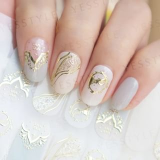 Lunacaca - Aquarius Constellation Nail Art Stickers, 24 pcs, 10 g, 4892022001053