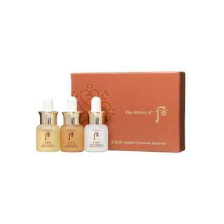 THE WHOO - Cheongidan Ampoule Concentrate Set, 3 pcs, 61 g, 8801051490336