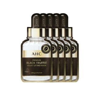 A.H.C - Premium Black Truffle Velvet Lifting Mask Set, 30ml x 5 sheets, 226 g, 8809759094351