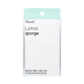fillimilli - Latex Sponge, 4 pcs, 36 g, 8809512490888