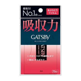 Mandom - Gatsby Oil Clear Sheet, 75 pcs, 20 g, 4902806128031