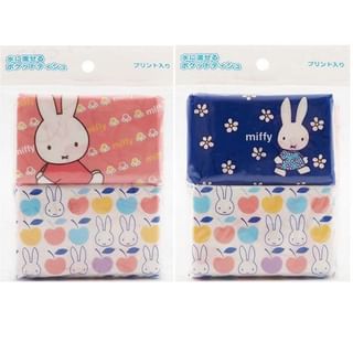 DAIREI - Miffy Mini Pocket Tissue, 4 pcs, 32 g, 4549660449201