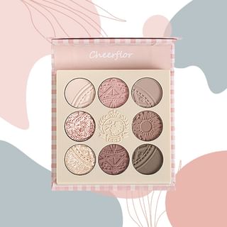 CHEERFLOR - Farley Garden Magic Circle Embossed Eyeshadow - CFR968 Morandi Pink, CFR968 Morandi Pink - 6.8g, 70 g, 6973411954795