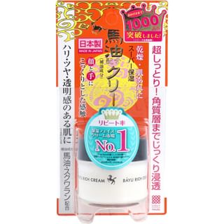 Meishoku Brilliant Colors - Bayu Rich Cream Horse Oil, 30g, 69 g, 4902468164224
