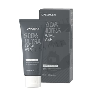 BHK’s - Uniqman Soda Ultra Facial Wash, 100ml, 150 g, 4713051527698
