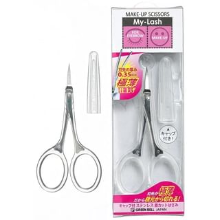 Green Bell - My-Lash Make-Up Scissors Curved Blade Design, 1 pc, 40 g, 4972525513302