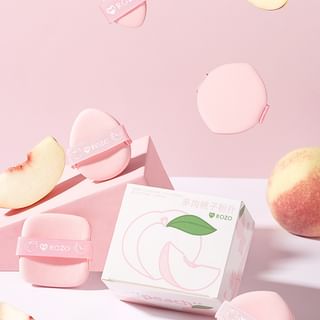 ROZO - Peach Powder Puff Set (5 pcs), Set of 5, 33 g, 6973859613599