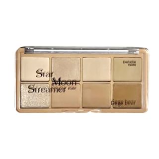 Gege Bear - Shimmer 8 Colors Eyeshadow Palette - Ebony Night, #Ebony Night - 12.4g, 100 g, 6942344600840