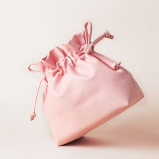 Mooekiss - Faux Leather Drawstring Makeup Bag, 1 pc, 100 g, 6976264172026