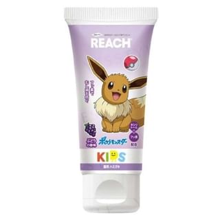Ginza Stefany Tokyo - REACH Kids Pokemon Eevee Toothpaste Grape, 50ml, 75 g, 4560279565496