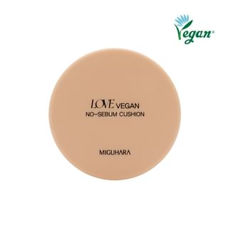 MIGUHARA - Love Vegan No-Sebum Cushion, 15g, 50 g, 8809850150888