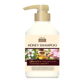 KUMANO COSME - Deve Natural Honey Honey Shampoo, 450ml, 530 g, 4513574039056