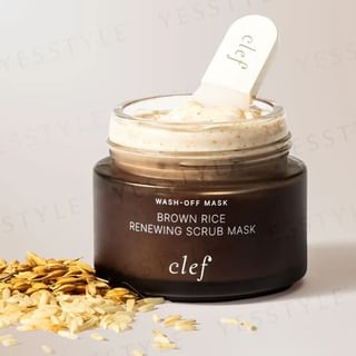 clef - Brown Rice Renewing Scrub Mask, 100g, 240 g, 9556839900253