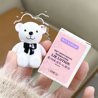 Art Value - Bear Keyring Moisturizing & Hydrating Lip Lotion, Milky - 2g, 25 g, 6975046232231