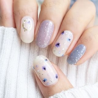 Lunacaca - Tears Nail Art Stickers, 24 pcs, 10 g, 4892024001028