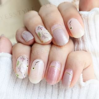 Lunacaca - Memory Flower Shop Nail Art Stickers, 24 pcs, 10 g, 4892024001017