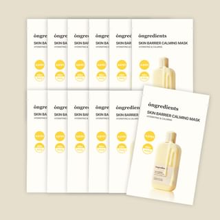 ongredients - Skin Barrier Calming Mask Set, 27g x 12 sheets, 650 g, 8809884771417