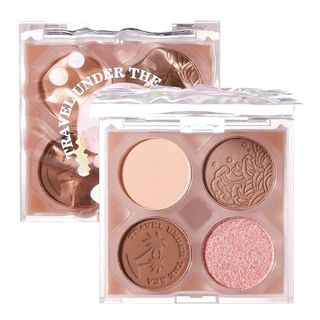 xixi - 4 Shades Eyeshadow Palette - SoftCloud, #3, 80 g, 6970100676426