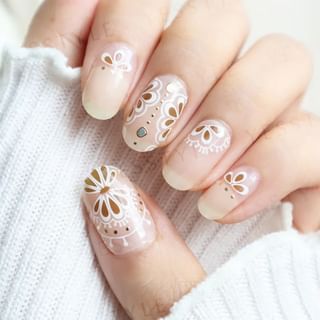 Lunacaca - Ballads Nail Art Stickers, 24 pcs, 10 g, 4892024001034