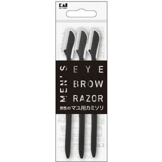 KAI - Men’s Eyebrow Razor, 3 pcs, 16 g, 4901601072228