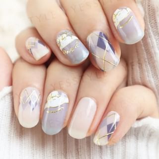Lunacaca - Sanrio Cinnamoroll British Story Nail Art Stickers, 24 pcs, 10 g, 4892023003016