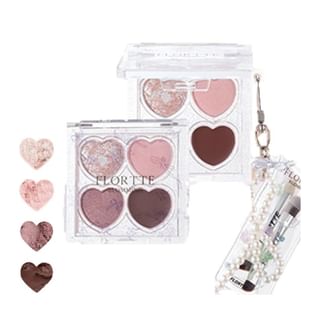FLORTTE - Blooming Series 4 Color Eyeshadow - 02, #02 - 3g, 53 g, 6926309395217