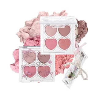 FLORTTE - Blooming Series 4 Color Eyeshadow - 03, #03 - 2.7g, 53 g, 6926309395224