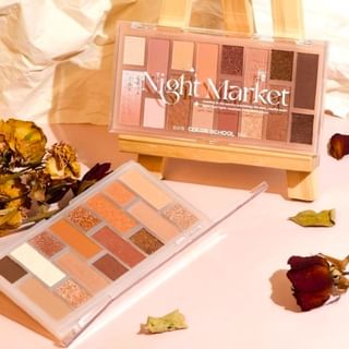 COLOR SCHOOL - 16 Colors Matte Eyeshadow Palette - 902 Night Market, #902, 154 g, 6955416227845