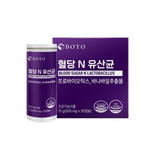 BOTO - Blood Sugar N Lactobacillus, 500mg x 30 capsules, 50 g, 8809240246597