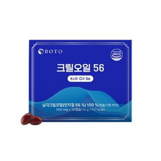 BOTO - Krill Oil 56, 500mg x 30 capsules, 50 g, 8809240246573